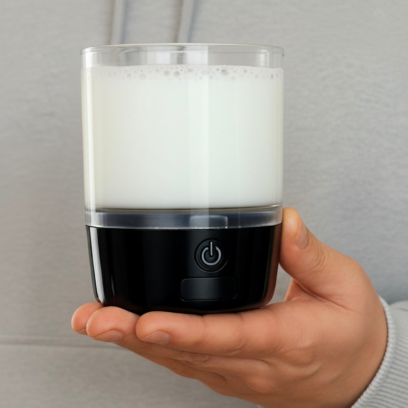 Mokout | macchina per caffè espresso portatile con monta-latte elettrico 4 in 1