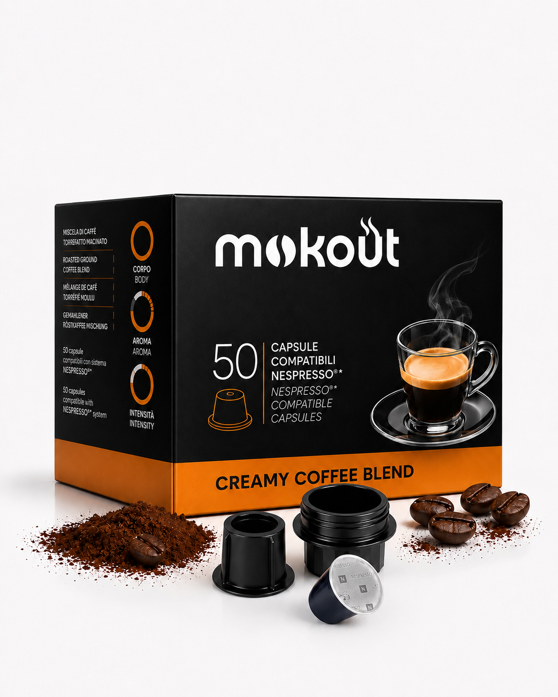 Mokout Coffee | 50 Capsule Compatibili Nespresso®